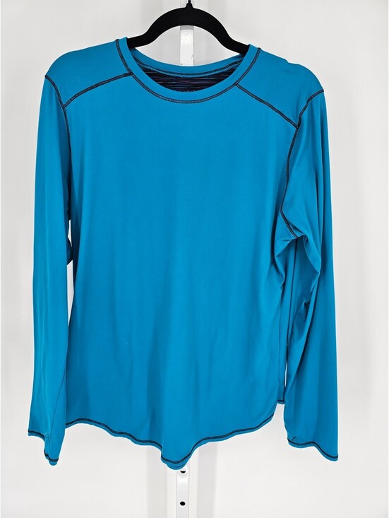 Cuddl Duds Tops - Climate Right by Cuddl Dids Womens Sz XL Long Sleeve T Shirt Bright Blue
